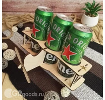 Фигурка-подставка для пива "Самолет"