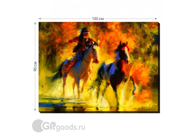 Картина на холсте "Лошади"