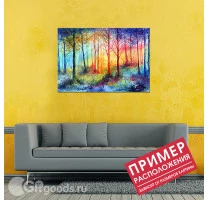 Картина на холсте "Сказочный лес"