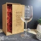 Подарочный набор с бокалом для вина "Шкала настроения" 